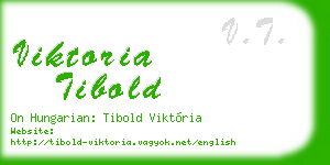viktoria tibold business card