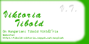 viktoria tibold business card